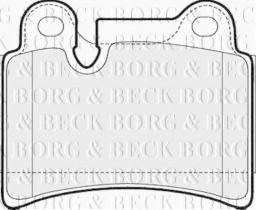 Borg & Beck BBP2053 - Juego de pastillas de freno