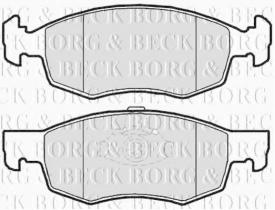 Borg & Beck BBP2087 - Juego de pastillas de freno
