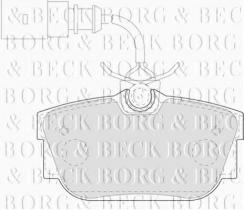 Borg & Beck BBP2130 - Juego de pastillas de freno