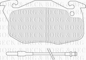 Borg & Beck BBP2159 - Juego de pastillas de freno