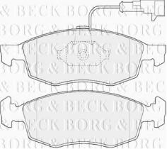 Borg & Beck BBP2162 - Juego de pastillas de freno