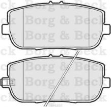Borg & Beck BBP2252 - Juego de pastillas de freno