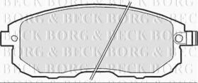 Borg & Beck BBP2282 - Juego de pastillas de freno