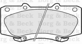Borg & Beck BBP2286 - Juego de pastillas de freno