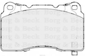Borg & Beck BBP2290 - Juego de pastillas de freno