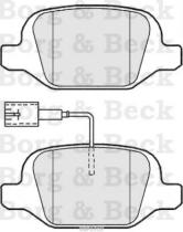Borg & Beck BBP2312 - Juego de pastillas de freno