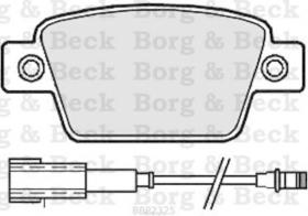 Borg & Beck BBP2325 - Juego de pastillas de freno