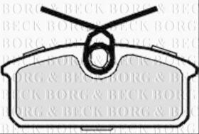 Borg & Beck BBP2367 - Juego de pastillas de freno