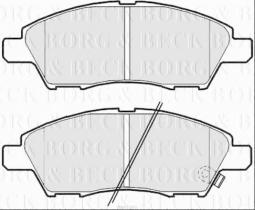 Borg & Beck BBP2390 - Juego de pastillas de freno