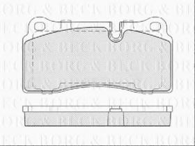 Borg & Beck BBP2439 - Juego de pastillas de freno