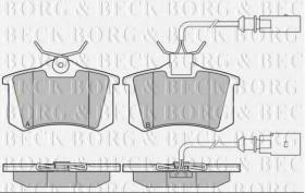 Borg & Beck BBP2445 - Juego de pastillas de freno