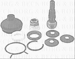 Borg & Beck BTR4047 - Juego de reparación, perno esférico de barra de acoplamiento