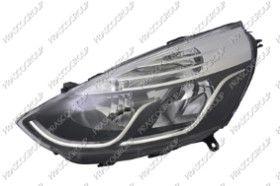 REF: RN3294914 - OPTICA IZQUIERDA H1+H7 ELECTRICA-CON MOTOR-NEGRA-BORDE CROMA