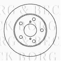 Borg & Beck BBD4170 - Disco de freno