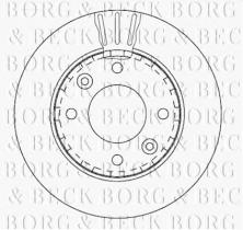Borg & Beck BBD4272 - Disco de freno