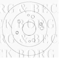 Borg & Beck BBD4424 - Disco de freno