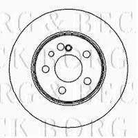 Borg & Beck BBD5003 - Disco de freno