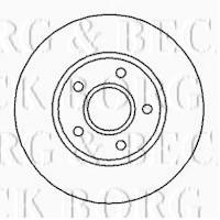 Borg & Beck BBD5096 - Disco de freno