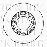 Borg & Beck BBD5098 - Disco de freno