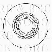 Borg & Beck BBD5152 - Disco de freno