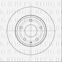 Borg & Beck BBD5382 - Disco de freno