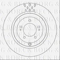 Borg & Beck BBD5395 - Disco de freno