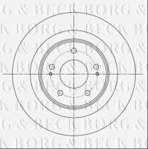 Borg & Beck BBD5396 - Disco de freno
