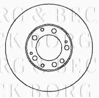 Borg & Beck BBD5865S - Disco de freno