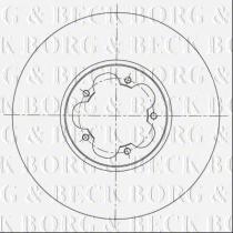 Borg & Beck BBD6071S - Disco de freno
