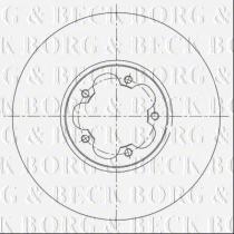Borg & Beck BBD6074S - Disco de freno