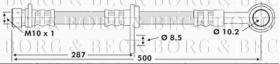 Borg & Beck BBH6202 - Tubo flexible de frenos