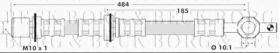 Borg & Beck BBH6452 - Tubo flexible de frenos