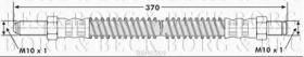 Borg & Beck BBH6569 - Tubo flexible de frenos