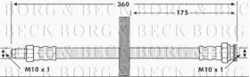Borg & Beck BBH6777 - Tubo flexible de frenos