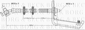 Borg & Beck BBH6805 - Tubo flexible de frenos