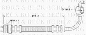 Borg & Beck BBH6808 - Tubo flexible de frenos