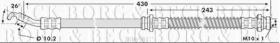 Borg & Beck BBH6817 - Tubo flexible de frenos
