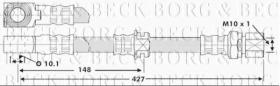 Borg & Beck BBH6829 - Tubo flexible de frenos