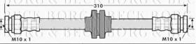 Borg & Beck BBH6956 - Tubo flexible de frenos