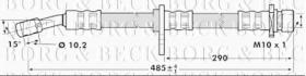 Borg & Beck BBH7018 - Tubo flexible de frenos