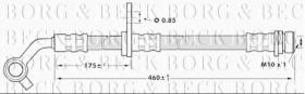Borg & Beck BBH7023 - Tubo flexible de frenos