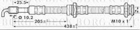 Borg & Beck BBH7127 - Tubo flexible de frenos