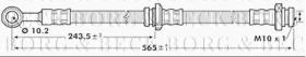 Borg & Beck BBH7142 - Tubo flexible de frenos