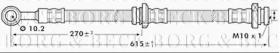 Borg & Beck BBH7145 - Tubo flexible de frenos