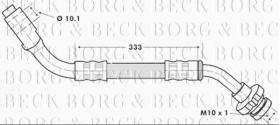 Borg & Beck BBH7155 - Tubo flexible de frenos