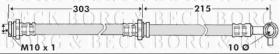 Borg & Beck BBH7158 - Tubo flexible de frenos