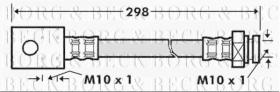 Borg & Beck BBH7163 - Tubo flexible de frenos