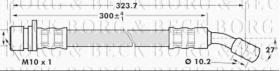 Borg & Beck BBH7184 - Tubo flexible de frenos