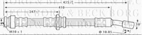 Borg & Beck BBH7206 - Tubo flexible de frenos