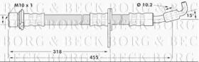 Borg & Beck BBH7239 - Tubo flexible de frenos